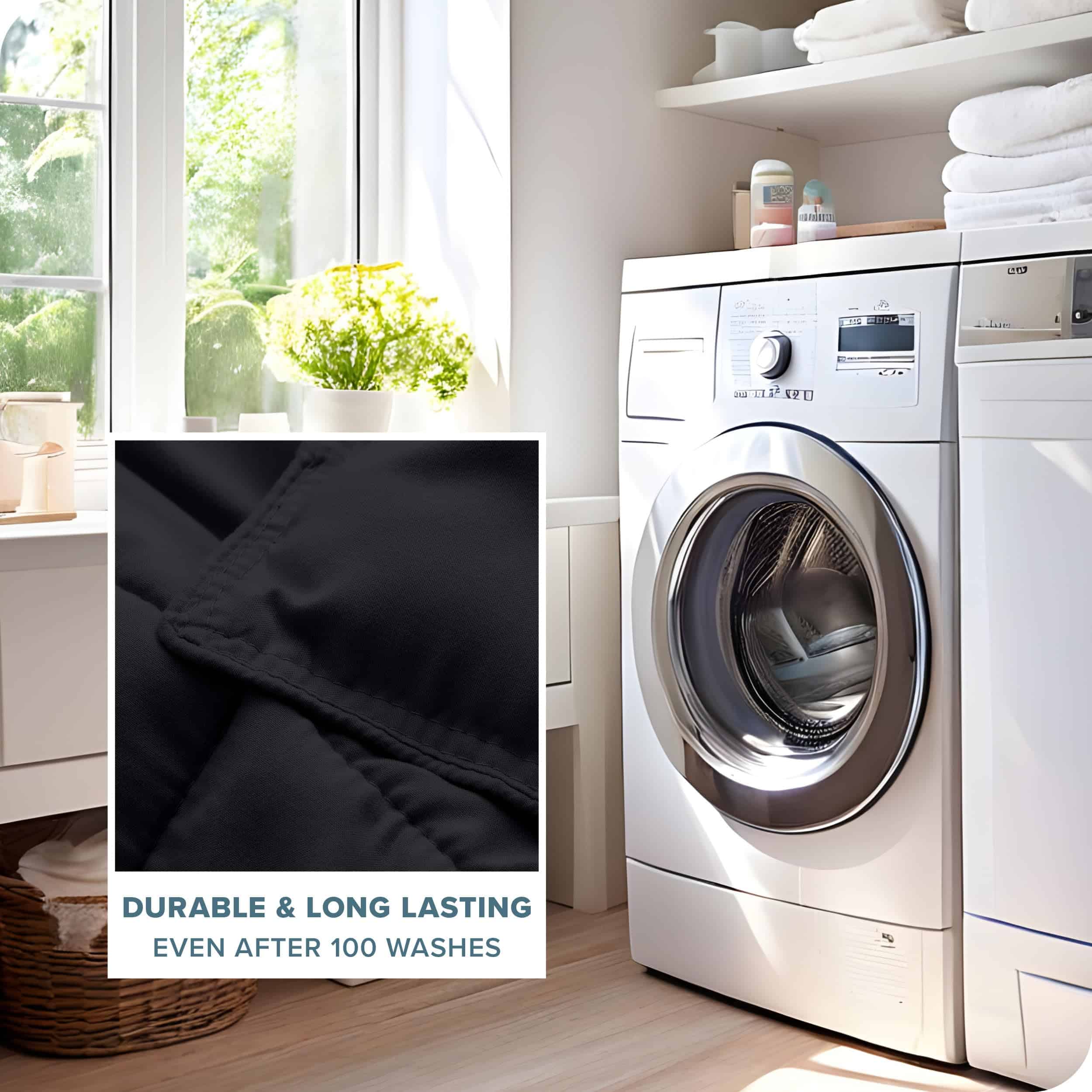 Set de edredón Bare Home - Tamaño completo - -Negro - Imagen 9