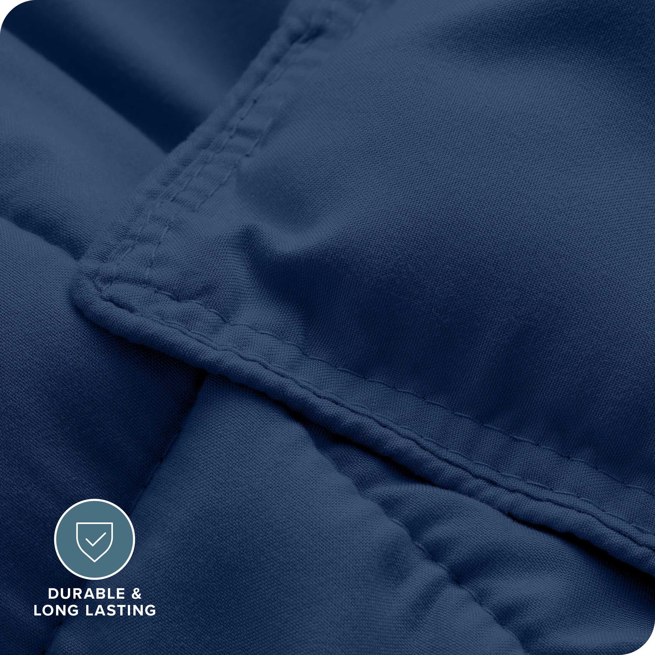 Juego de Edredón Bare Home - Tamaño King -Azul Oscuro - Imagen 6