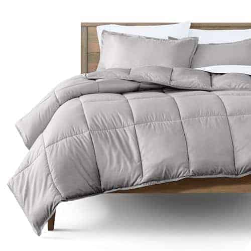 Juego de Edredón Bare Home - Tamaño King -Gris Claro