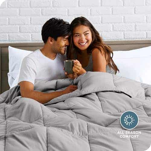 Juego de Edredón Bare Home - Tamaño King -Gris Claro - Imagen 4