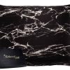 Funda de almohada de seda 100% pura de -Mármol Negro