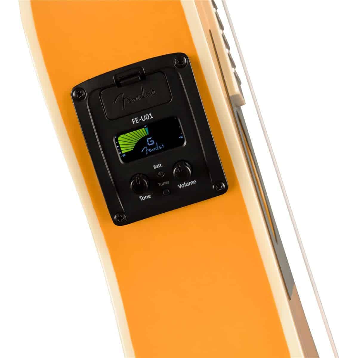 Ukelele Concert Fender Fullerton Tele, Butterscotch Blonde - Imagen 9