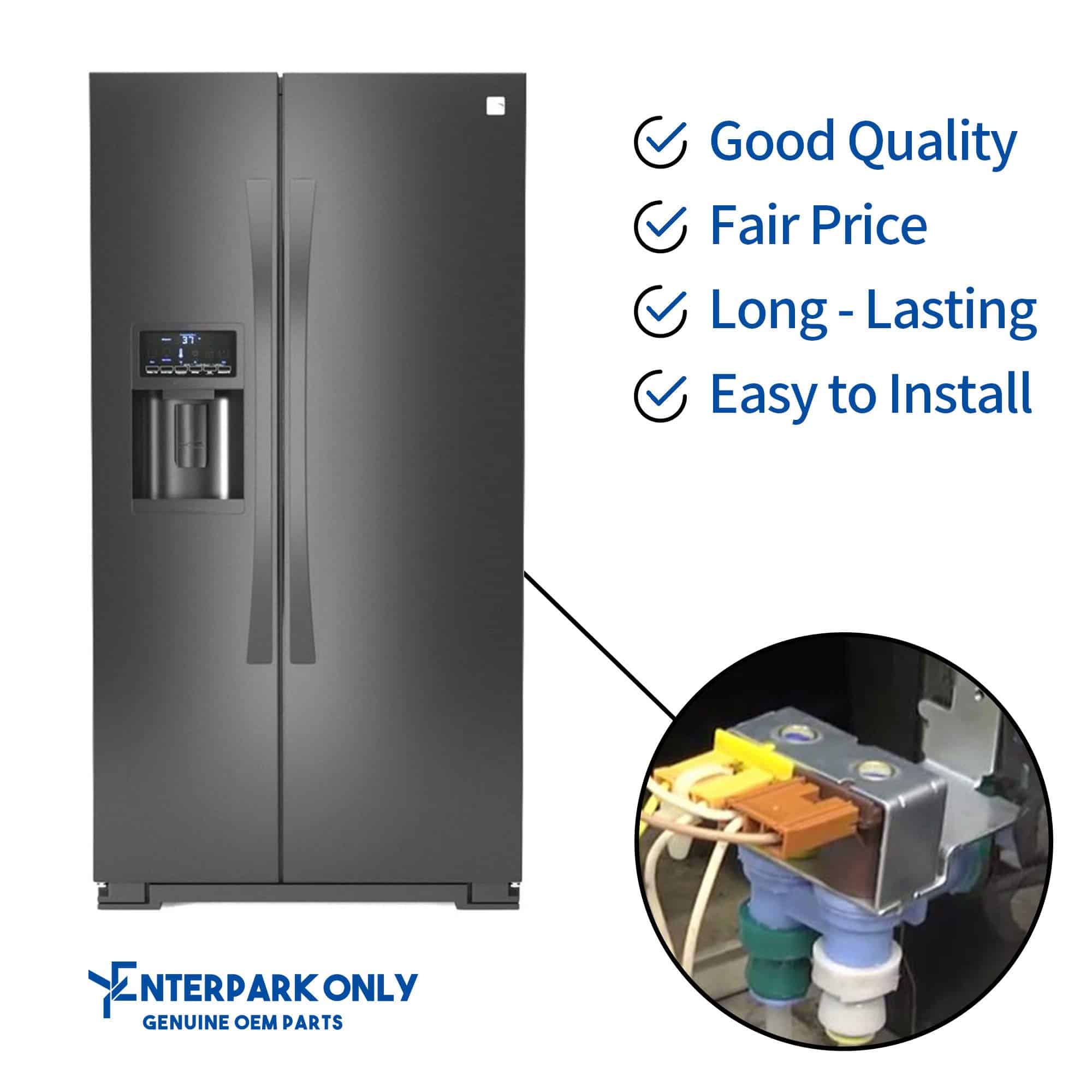 Válvula Dual de Agua para Refrigerador Enterpark New - Imagen 7