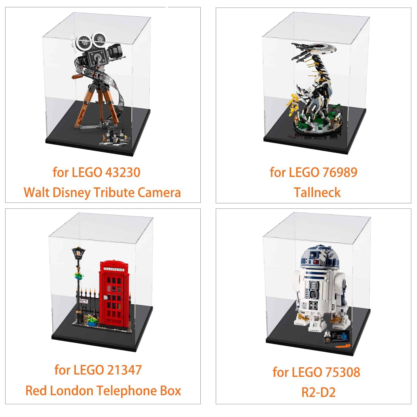 Estuche de exhibición de acrílico -Negro - Imagen 5