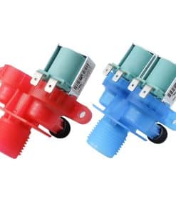 Válvula de entrada de agua fría -Rojo y azul