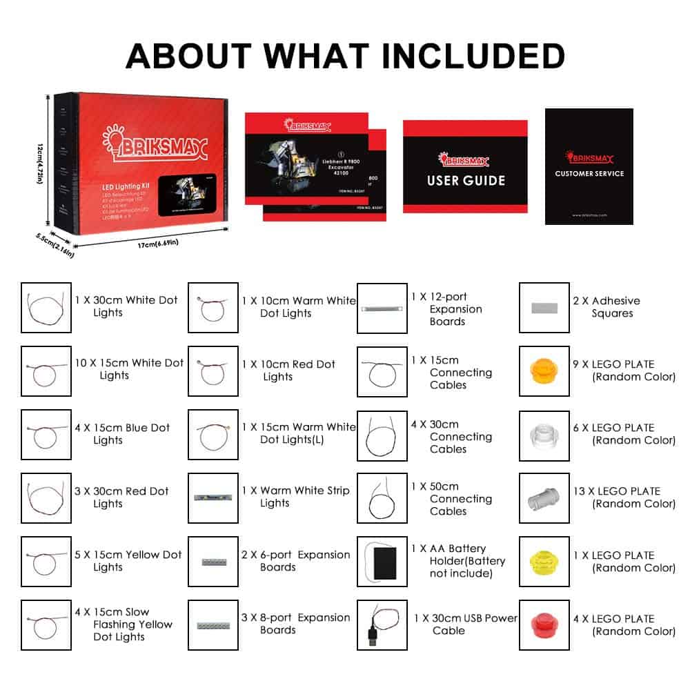 Briksmax Kit de Iluminación LED para Liebherr R 9800 - - Imagen 8