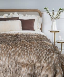 Manta de lujo súper suave de piel sintética Best Home