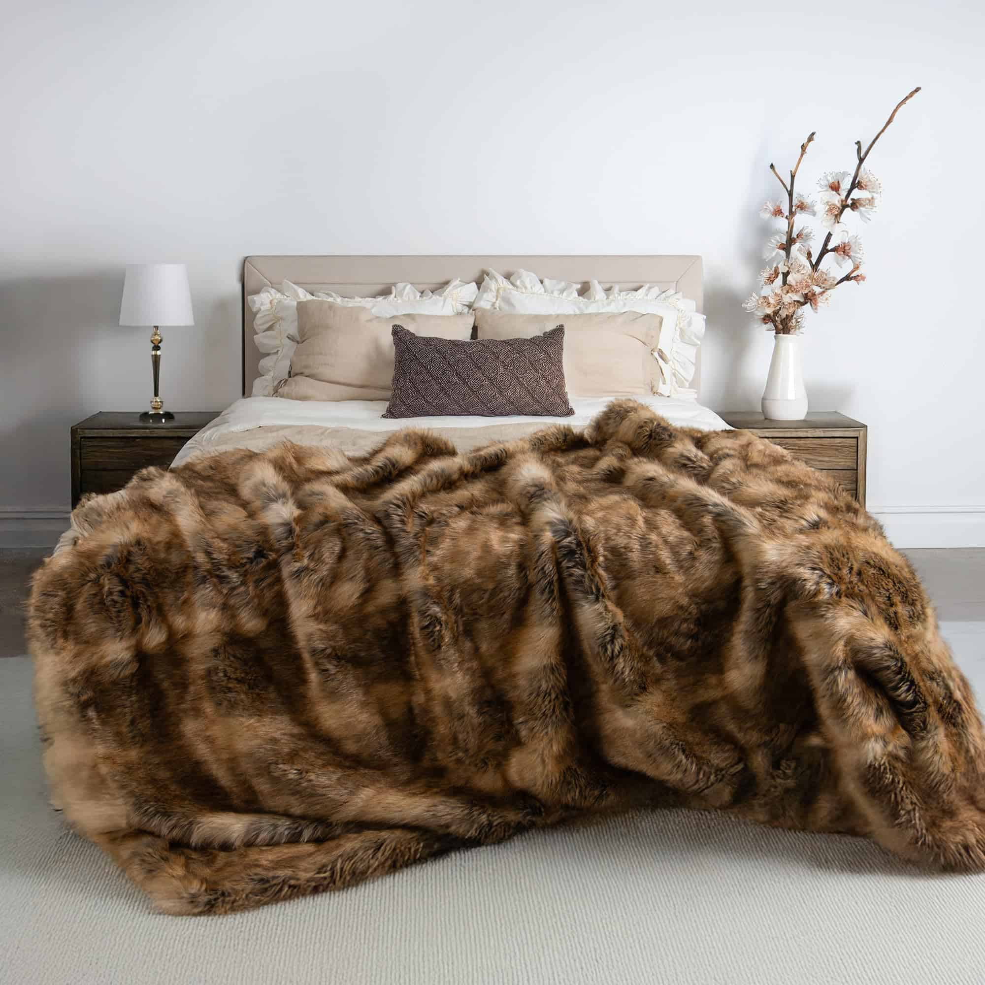 Manta de Lujo de Piel Sintética Best Home Fashion - 58" An