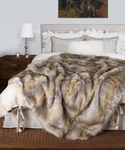 Manta de Lujo de Piel Sintética de Best Home Fashion - 58"