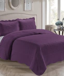 Juego de Cubrecamas de 3 Piezas Tamaño King/California King