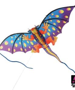 Cometa de Dragón de Nylon 3D Naranja AmaZing Kites con una