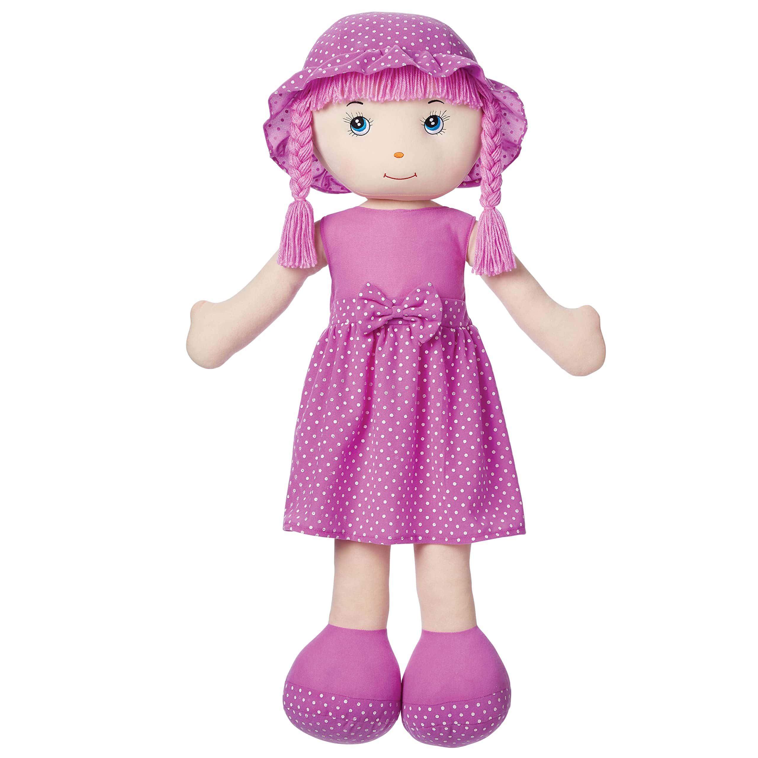 Muñeca de Peluche LOVE & HUG de 36" Abrazable | Morado |