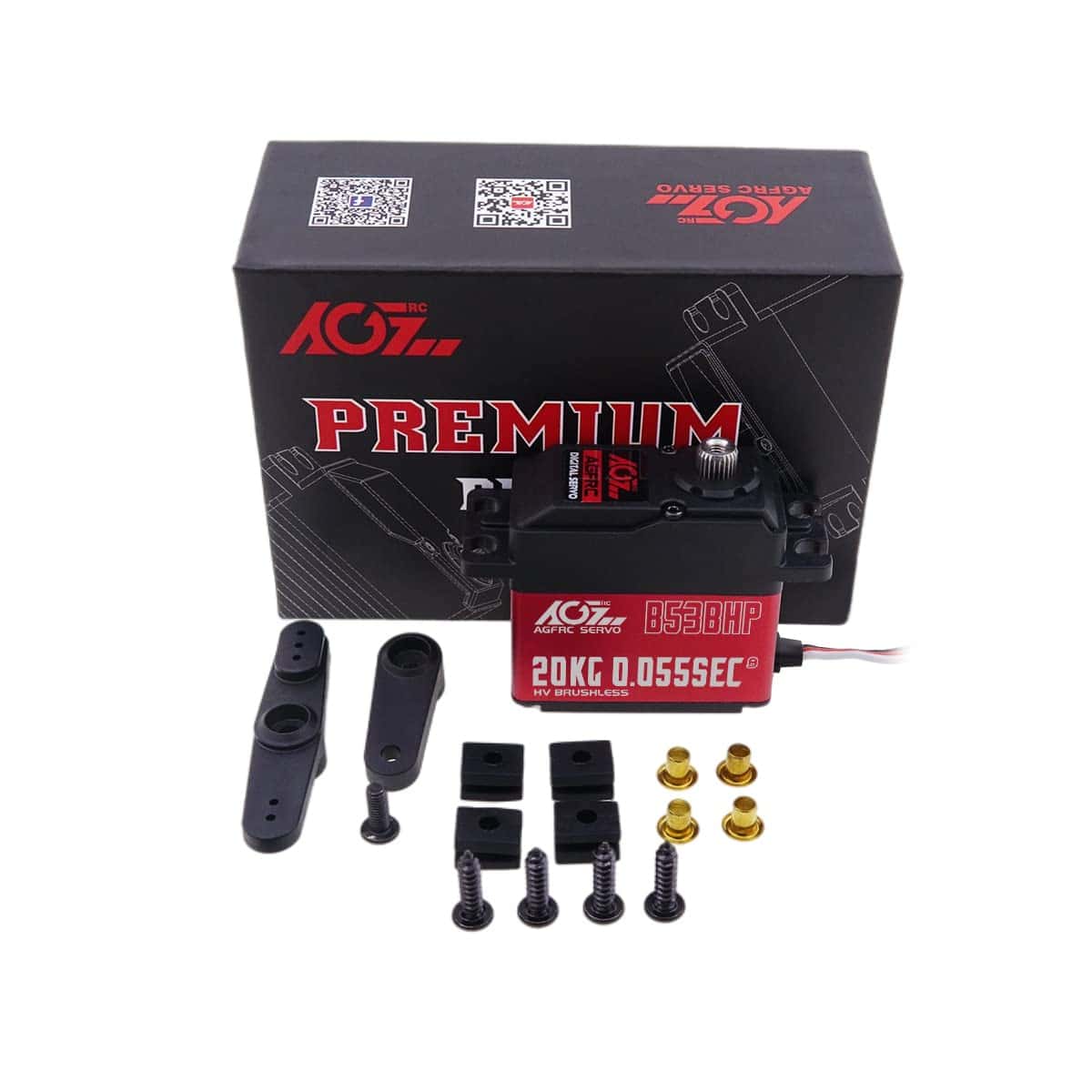 AGFRC High-Speed Brushless Steering RC-Servo-Motor - Servo - Imagen 9