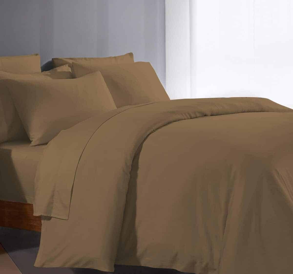 100% Funda de Edredón de Algodón Egipcio Tamaño Matrimonial