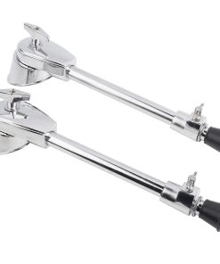 1 Par de Espuelas para Tambor Hierro con Cromado Metálico