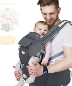 Mochila Portabebés FRUITEAM 6 en 1 con Asiento de Cintura,