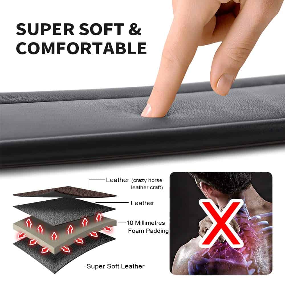 Correa de Guitarra de Cuero BestSounds 3 Pulgadas de Ancho - Imagen 5