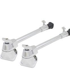 1 Par de Espuelas de Tambor Soporte de Pedal de Pie de