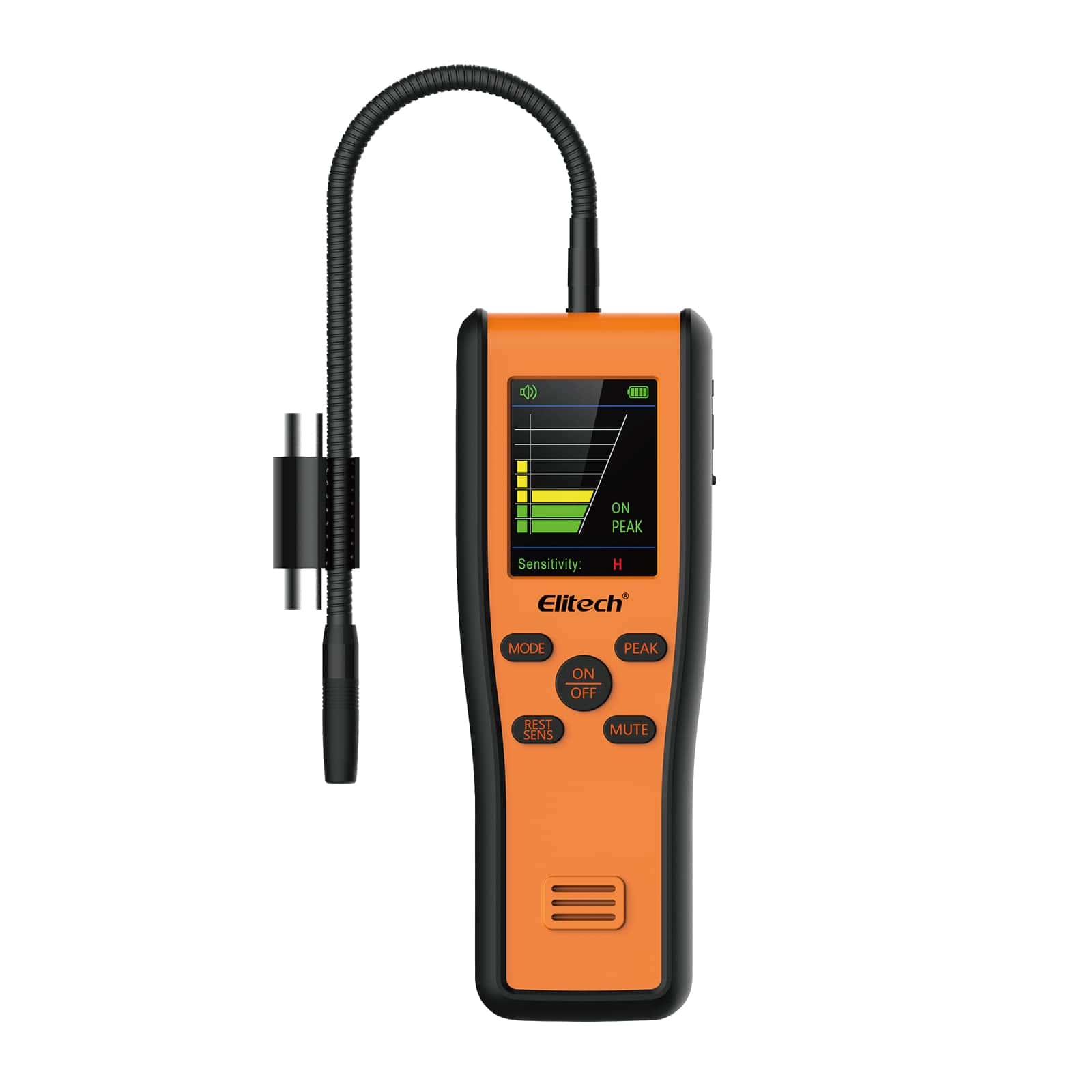 Detector de fugas de refrigerante Elitech, Sensores