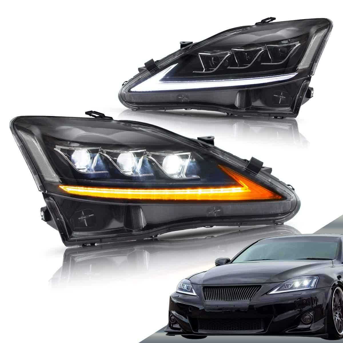 Faros LED VLAND compatibles con Lexus IS250/ IS250C IS350