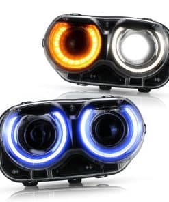 Faros LED RGB VLAND compatibles con Dodge Challenger
