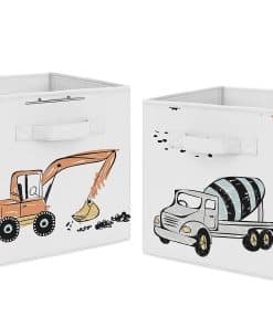 Set de 2 Cubos de Almacenamiento de Tela Plegables de Sweet