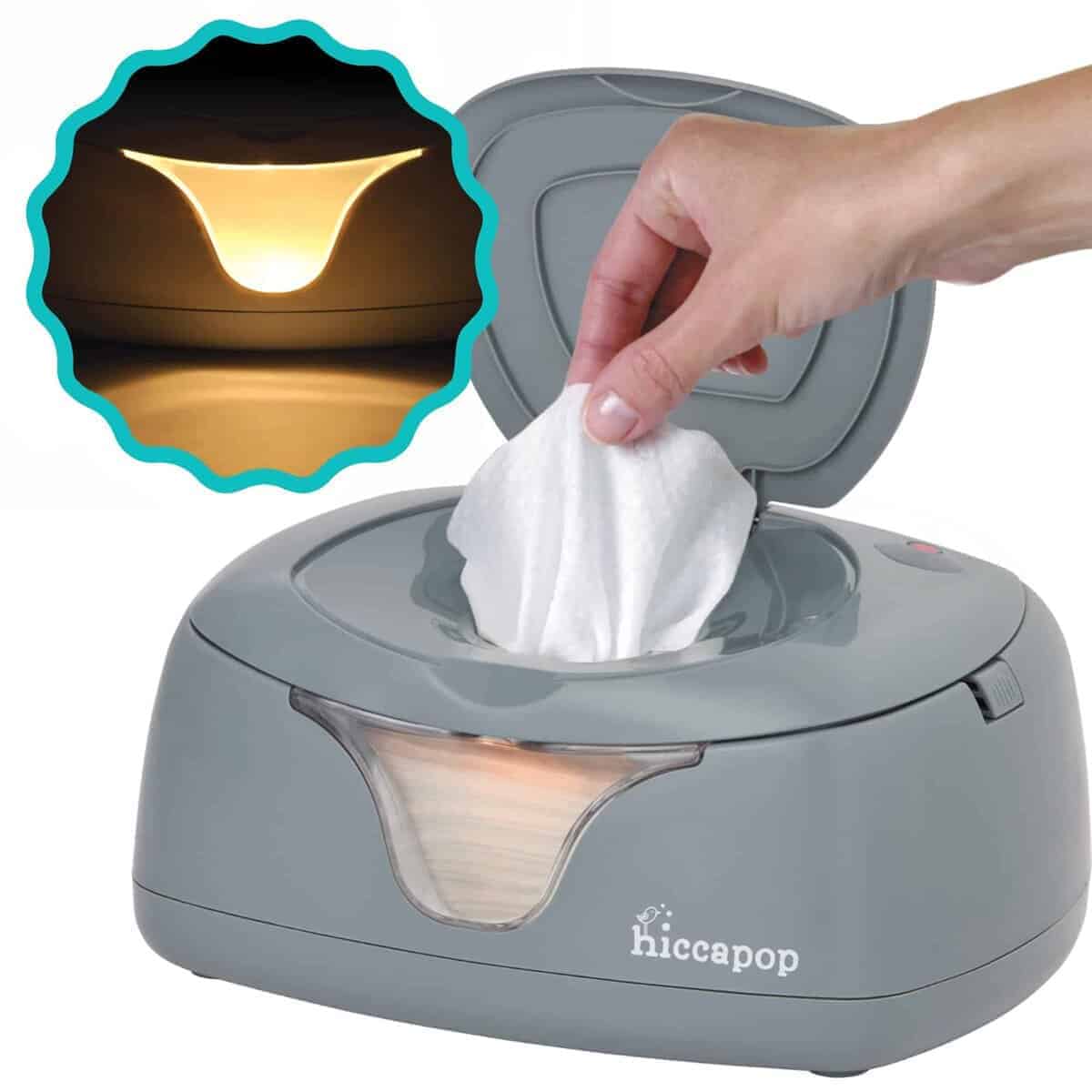 Calentador de Toallitas para Bebé hiccapop y Dispensador de