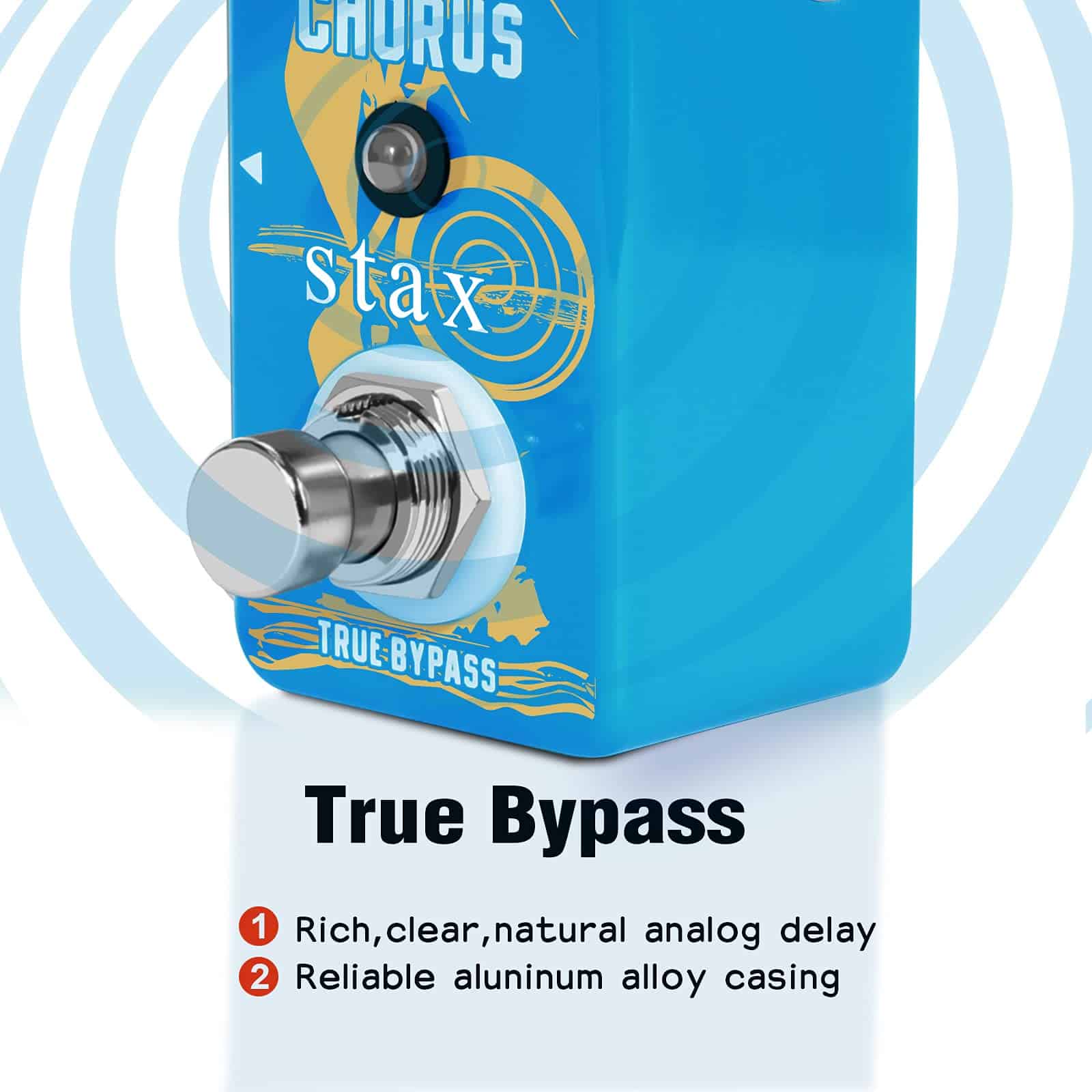 Pedal de Coro Stax, Efecto de Guitarra Analógico Puro - Imagen 4