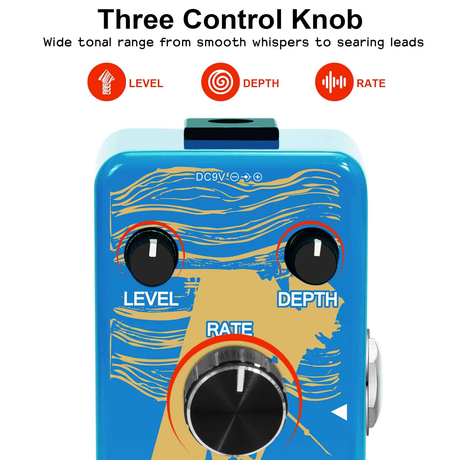 Pedal de Coro Stax, Efecto de Guitarra Analógico Puro - Imagen 3