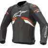 Chamarra de cuero Alpinestars GP Plus R v3 (50) (NEGRO/ROJO