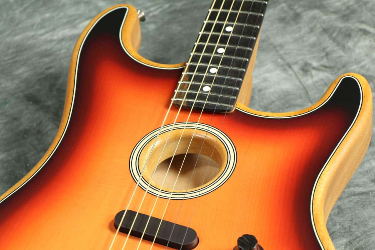 Guitarra Acústica Eléctrica Fender American Acoustasonic - Imagen 10