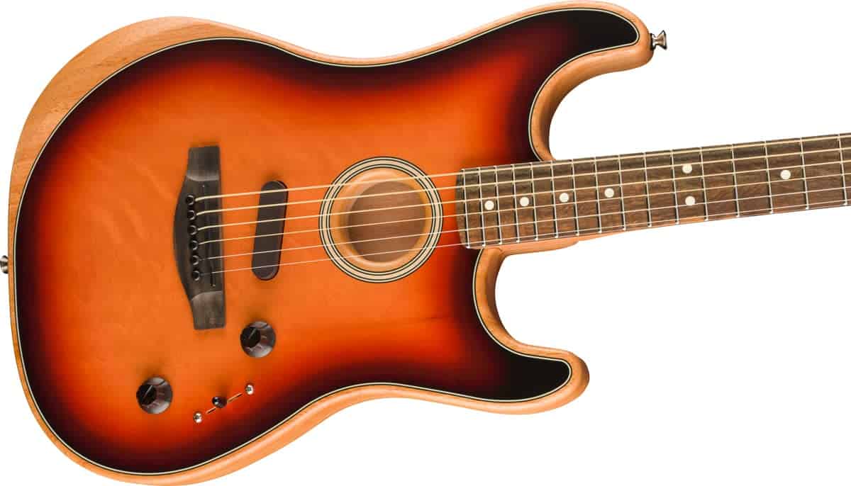 Guitarra Acústica Eléctrica Fender American Acoustasonic - Imagen 6