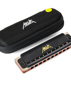 Armónica Blues AKLOT de 10 agujeros 20 tonos para niños