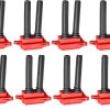 Set de 8 Bobinas de Encendido Rojas V8 5.7 6.1 6.4