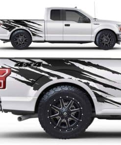 Kit de gráficos para cama Ripped Side 4x4 de Factory Crafts