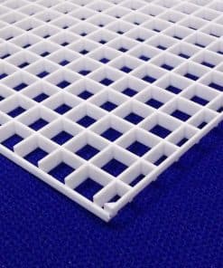 Separador de Rejilla Blanca para Acuario 1/2" (12mm) Louvre