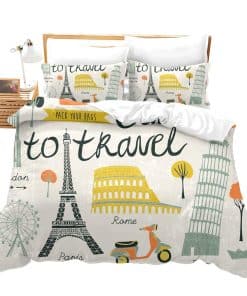 Juego de ropa de cama completo de 3 piezas para niños y