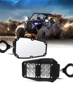 Espejo para UTV Offroad con Luz LED Compatible con Polaris