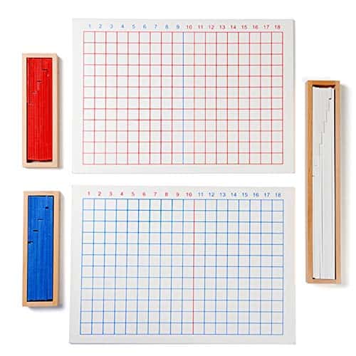 Tablero Montessori de Suma y Resta Material Educativo de