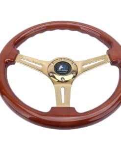 Volante desmontable de madera de 14" (350mm) de Hiwowsport