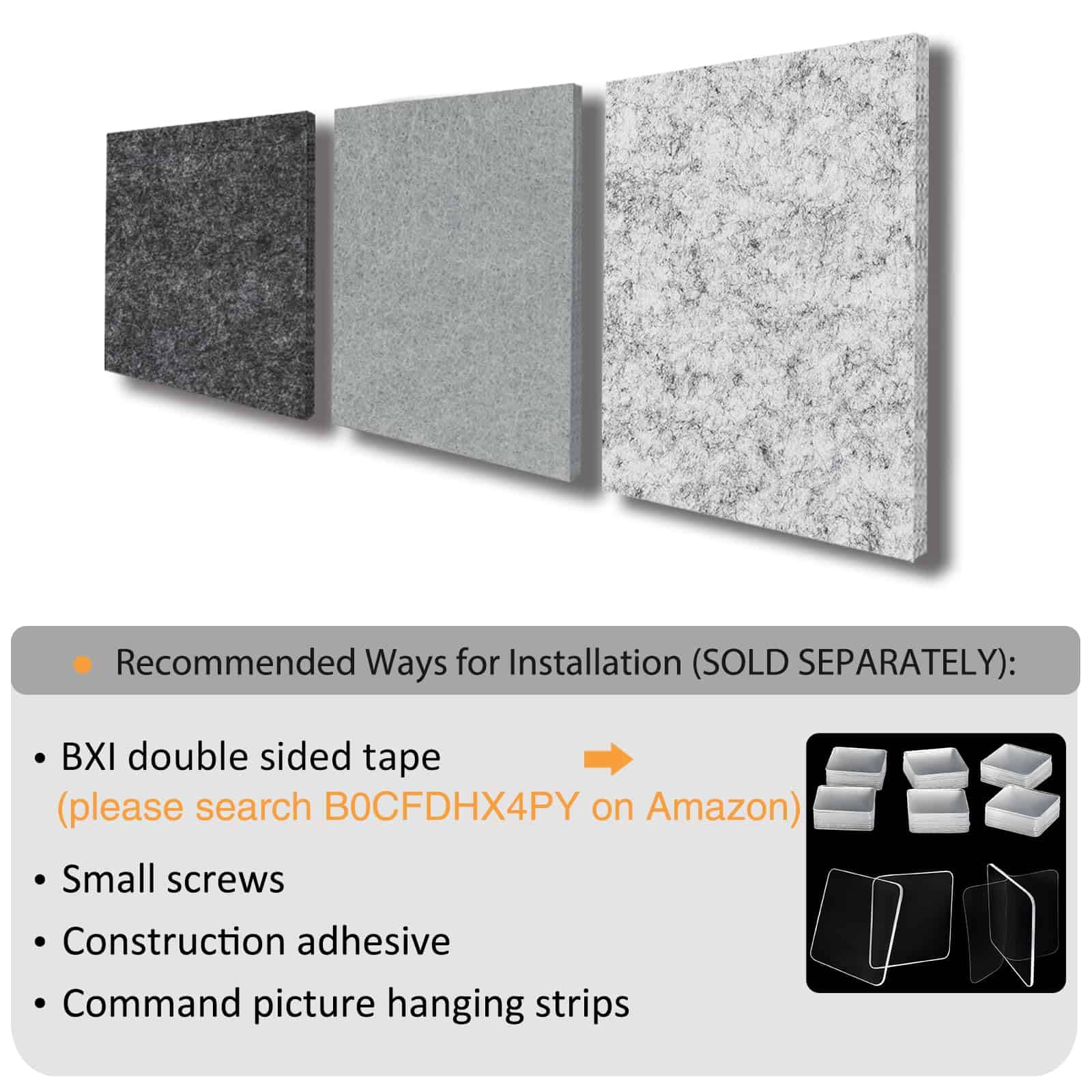 Paneles de Absorción de Sonido BXI - Paquete de 12 12 X 12 - Imagen 7