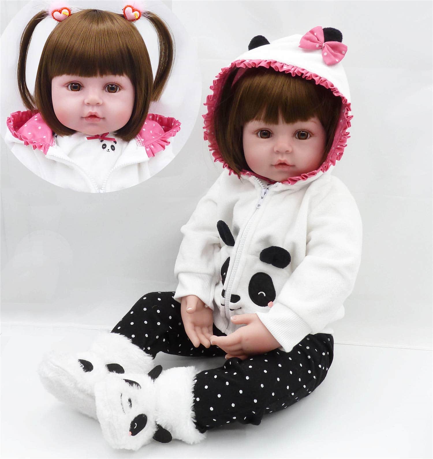 Muñecos Reborn Gemelos tan Tiernos iCradle 24 pulgadas - Imagen 7