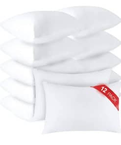 Juego de 12 Almohadas para Cama Queen Size, Almohadas para