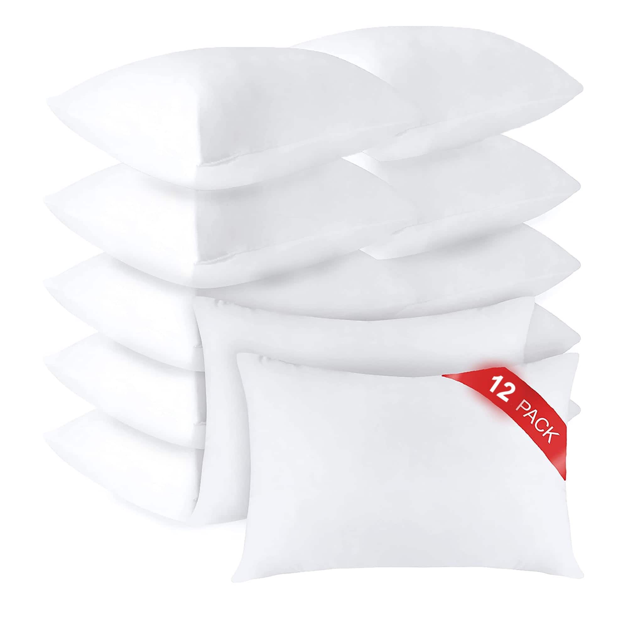 Juego de 12 Almohadas para Cama Queen Size, Almohadas para