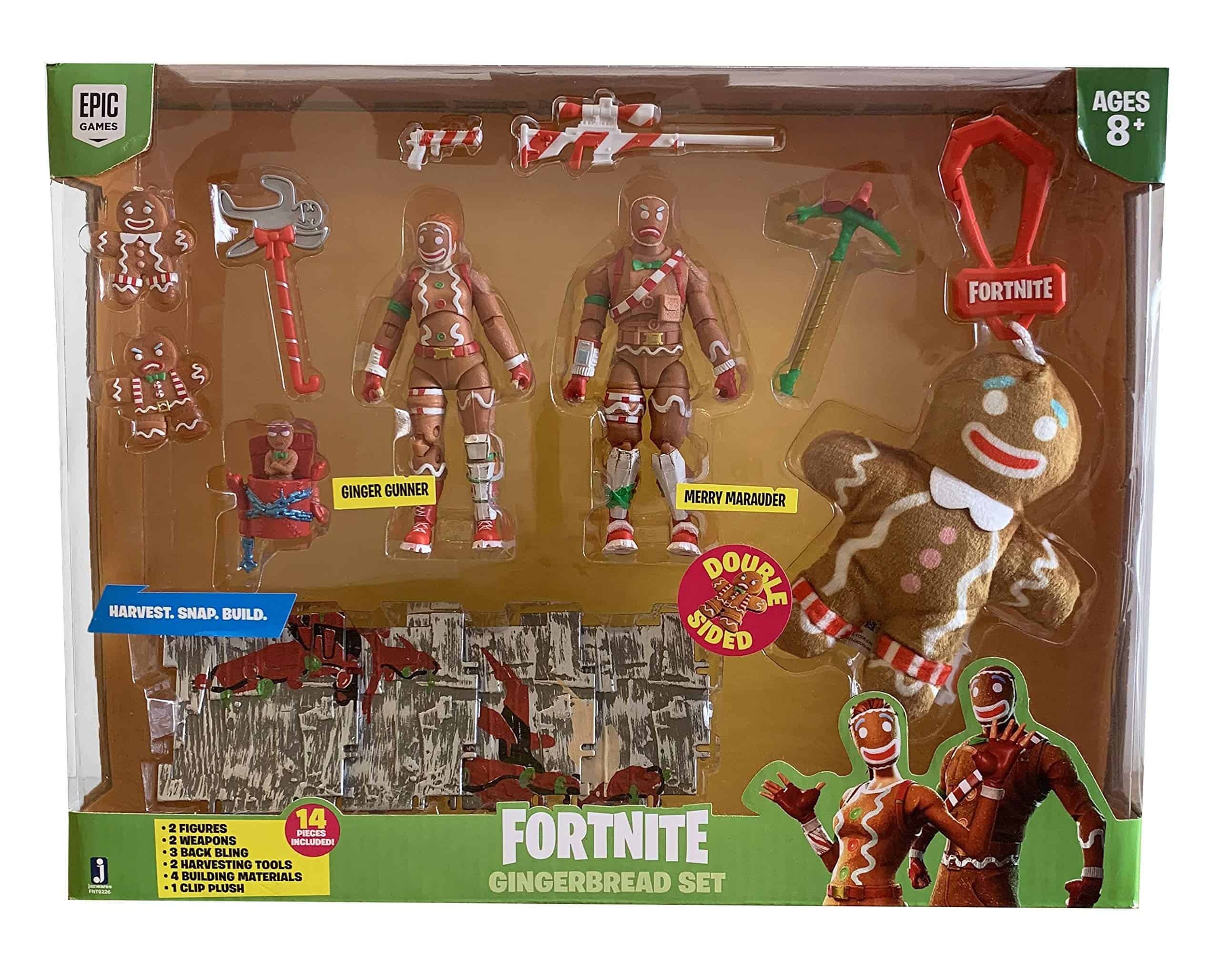 Set de 2 figuras Fortnite Gingerbread - Merry Marauder &