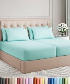 Juego de sábanas de Split King de 7 piezas - Sábanas