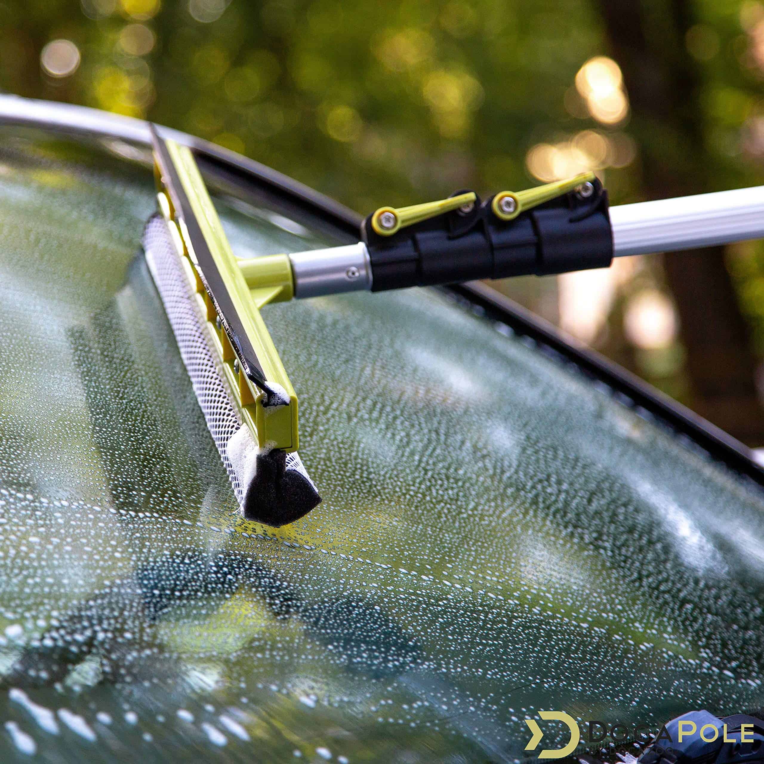 DocaPole 5-12 Pies Limpia Parabrisas para Coche y Limpiador - Imagen 5