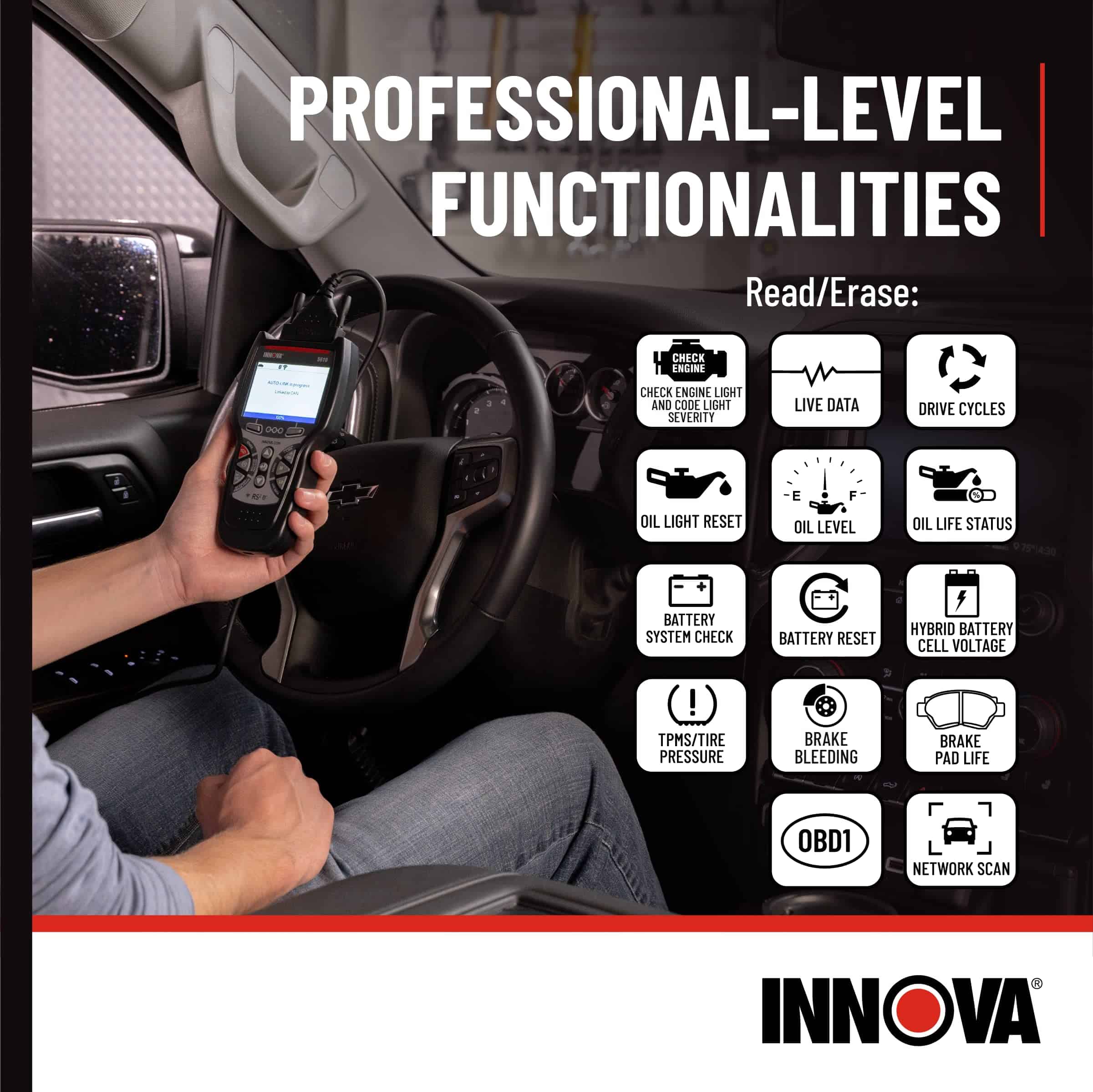 Innova 5610 Escáner Bidireccional OBD2 - Comprende tu - Imagen 6