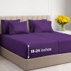 Juego de sábanas extra profundo Split King - -Morado