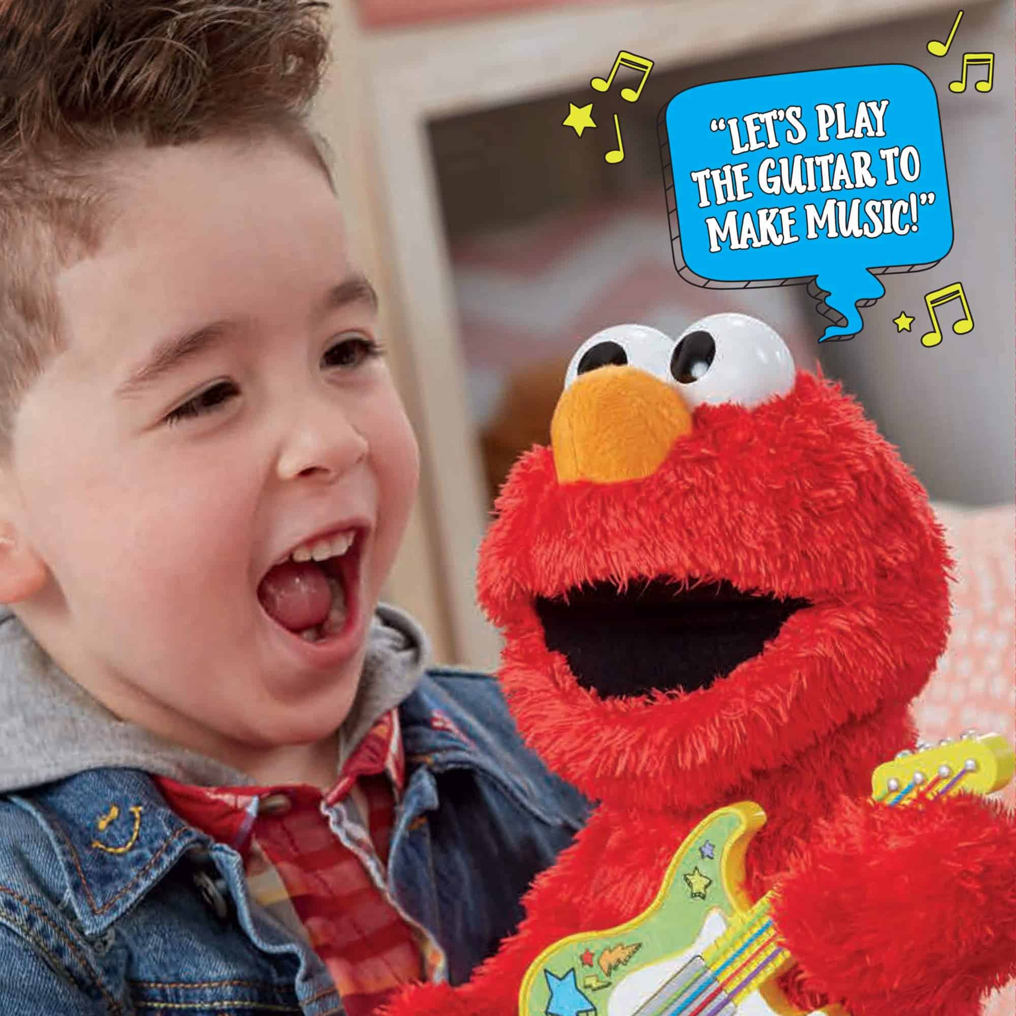 Peluche interactivo de Sesame Street Rock and Rhyme Elmo - Imagen 5